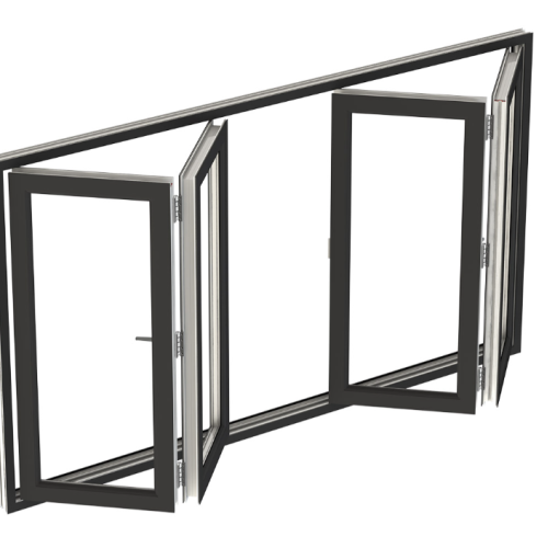 Commercial Aluminum Vertical Folding Windows