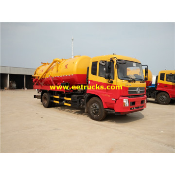 3000 Gallons 10ton Ordure Vacuum Tank Trucks