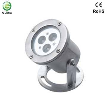 3watt Stainless Steel RGB LED Underwater Light