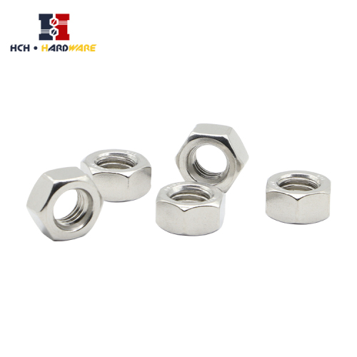 304 Thép không gỉ Thành phẩm Hex Nuts