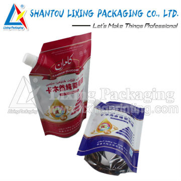 LIXING PACKAGING carton packaging spout pouch, carton packaging spout bag, carton packaging pouch with spout