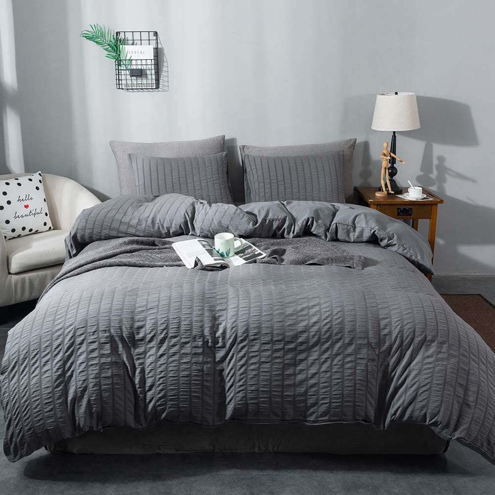 Seersucker Duvet Cover Set