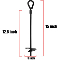 Galvanis Metal Auger Ground Anchor Earth Screw Anchor