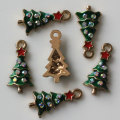 9*16MM NEW Christmas Pendant XMas Tree Charms Women Jewelry Gift