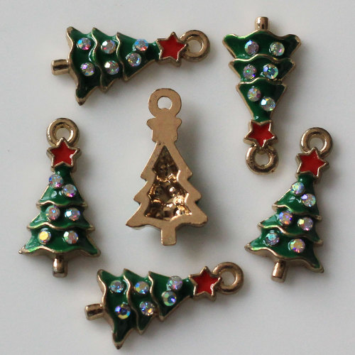 9*16MM NIEUWE Kerst Hanger XMas Tree Charms Vrouwen Sieraden Gift