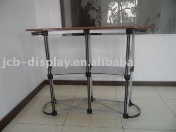 Aluminum Sliver Advertising tables Promotion counter