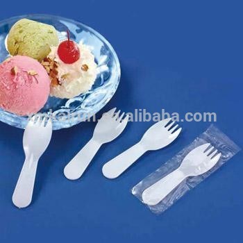 plastic spoon and fork/ Plastic PS Spork/disposable plastic spoon and fork
