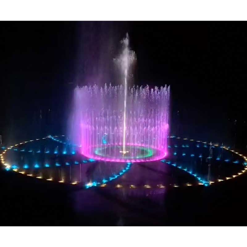 Colorful Small Music Fountain