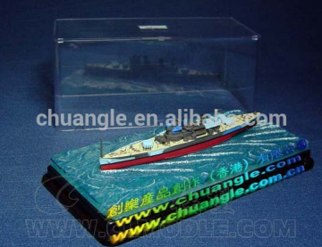 OEM handmade miniature Ship Model Custom Resin ferry Ship Model Toys
