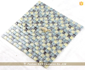 Foshan Ice Crackle Decorative Glass Mosaic Tile