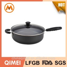 non stick and high painting carbon steel fryer pan