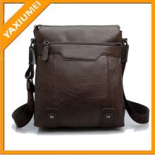 ming cheng unique PU vintage leather briefcase