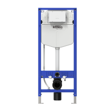 HDPE Color Options for Dual Button Flush Plate Concealed Cisterns in Smart Toilets
