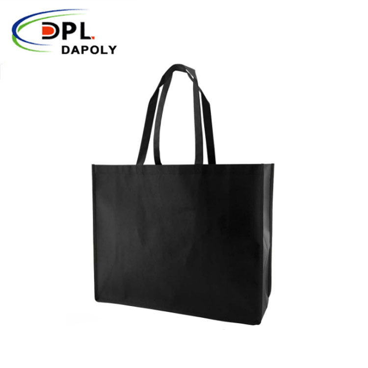 Brand promotion custom printed eco reusable foldable non woven shopping tote bags with logo and handles