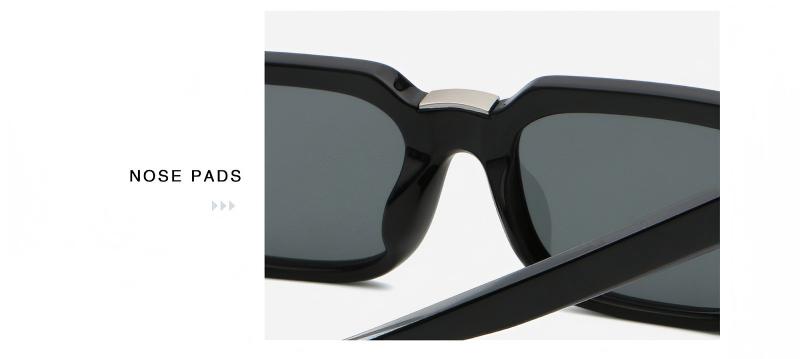 Mellume Vintage Geometric Flat Top Square PC Frame Sunglasses ME2144-Nose pad Mellume Vintage Geometric Flat Top Square PC Frame Sunglasses ME2144-Nose pad