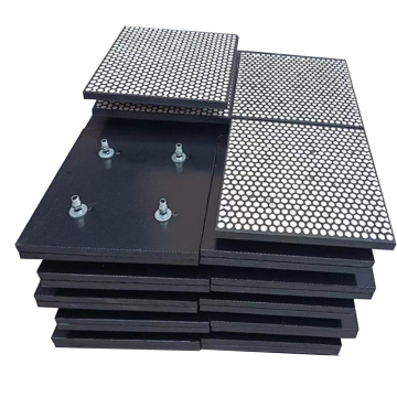 White composite ceramic liner for silo