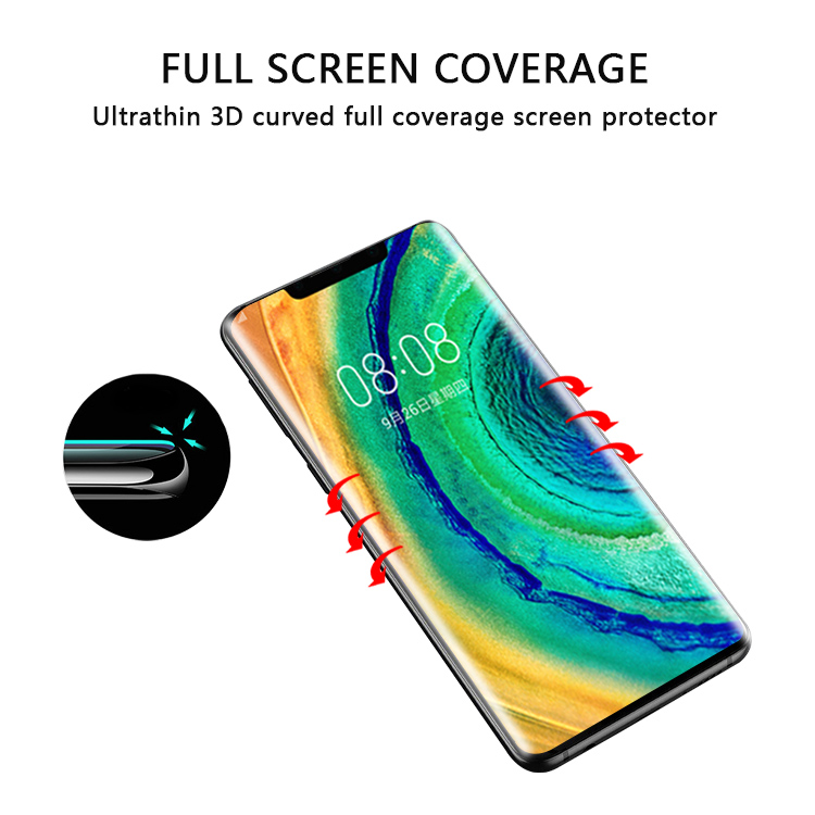 Защитная пленка для экрана с полным покрытием для Huawei Mate 30Pro Full coverage privacy screen protector for Huawei Mate 30Pro