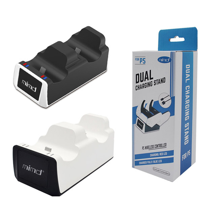  New Charging Docking Station with LED for PS5
