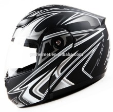 YM-921 flip up motorcycle helmet with DOT certification and double visor helmet