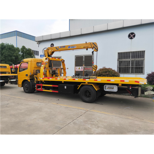 Dongfeng 4ton Section 3straight arm Truck mounted crane