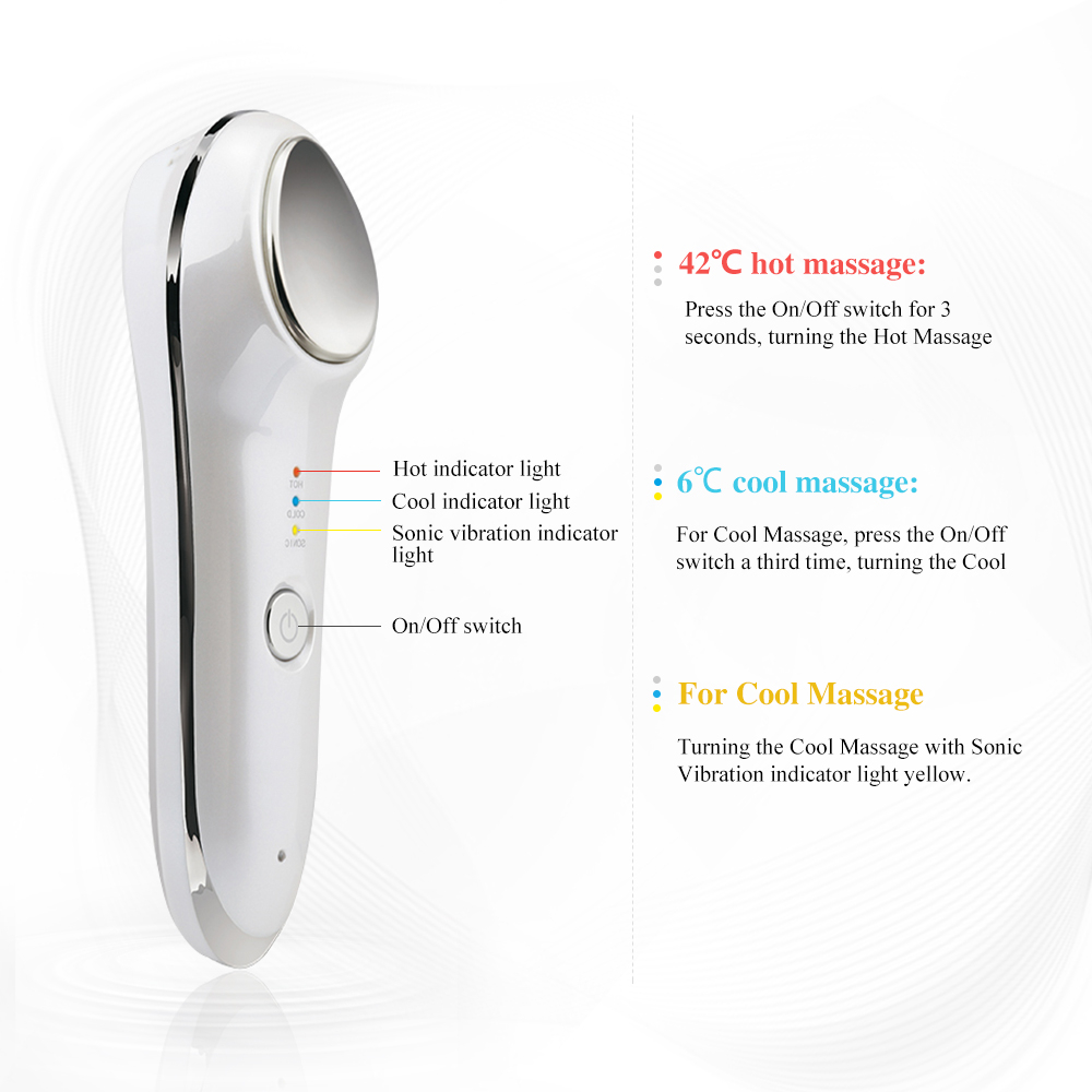 multifunction Sonic Vibration Skin Care Device