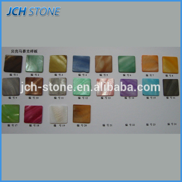 China manufacturer mixed color coconut shell mosaic tile