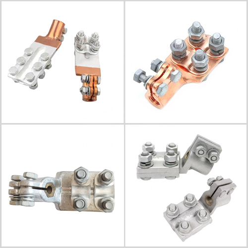 Custom Electric Power Accessories Clamp Overhead Bolt Branch Clamp T-Connector Bolt Type T Connector Clamp Holding Pole Clamp