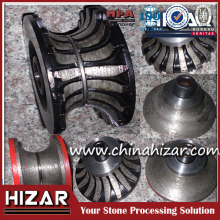 HIZAR Sintered granite router bit profile/profiling wheel/wheels