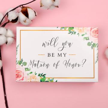 Diy Bridesmaid Proposal Present Boxes