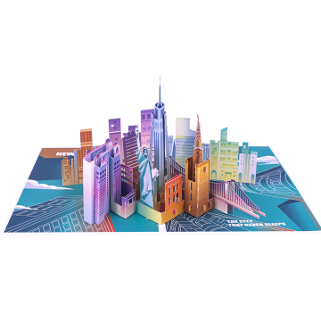 3D New York Pop Up Card