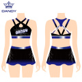 Flickor fashionabla cheerleading kostym