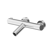 Thermostatic bath mixer for exposed installation