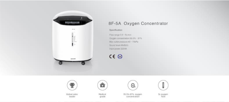 5L  oxygen making machine Foreign trade edition with atomizing Japan the United States and Europe household oxygen equipment