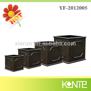 Crazy Selling Exquisite Euro-pop Black Tree pot/ No Easy Broken Black Tree Pot