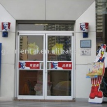 KFC glass door