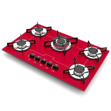 Tempered Glass Table Top with 5 Burner