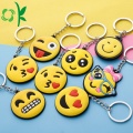 Phim hoạt hình thời trang Biểu tượng cảm xúc Smile Silicone Key Chains