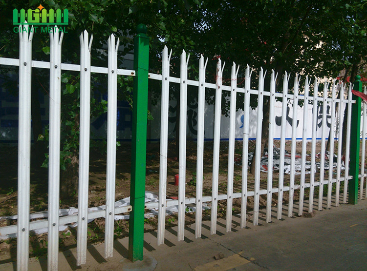 Powder Coated Steel Palisade Fence for Sale