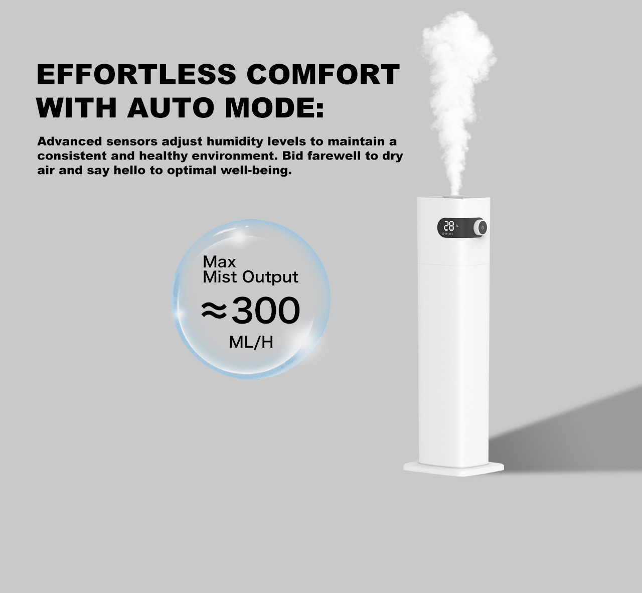 HTJ-2501B Humidifiers mist volume HTJ-2501B Humidifiers mist volume