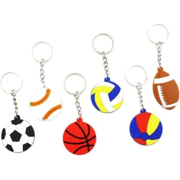 PVC Baseball Keychain with Custom Designs