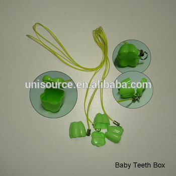 Colorful Plastic Baby Teeth Box