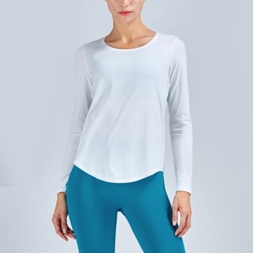 Langarm-Fitness-Tops für Damen