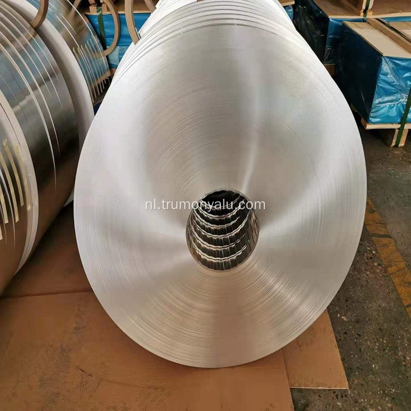 Aluminium strip voor beklede en gepantserde kabelscherm