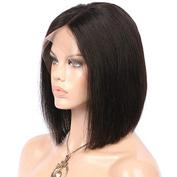 Cheap Wholesale Short Bob Wigs Human Hair ,Bob Style Top Quality Brazilian Human Hair Lace Front Wig For Black Women