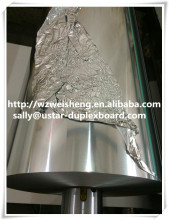 surface glossy craft silver color aluminum foil paper,roll paper