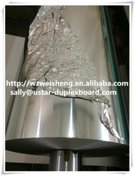 surface glossy craft silver color aluminum foil paper,roll paper