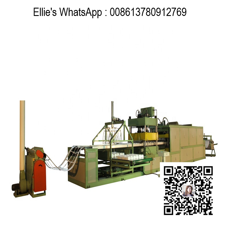 Longkou Haiyuan Brand foam food polystyrene dish thermocol plate making machine , contact Ellie's WhatsApp : 008613780912769