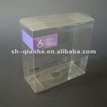 Hard plastic packing box