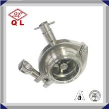 Válvula de retenção sanitária de aço inoxidável DIN 316 não retomada