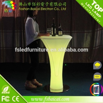 2017 best rechargable led plastic furniture kiel buffet table